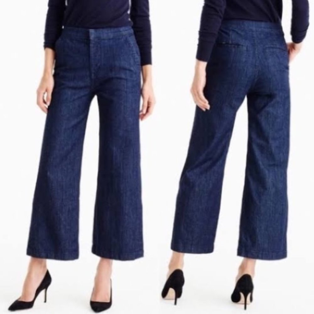 J. Crew Rayner Wide Leg Culotte Pants Size 30